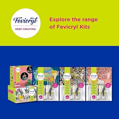 PIDILITE Fevicryl DIY Self Painting Art of India Kit - Gond Art |