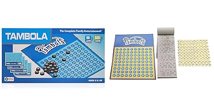 EKTA Tambola 600 Tickets Housie Games for Kids, Multicolor, Pack of 1