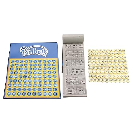 EKTA Tambola 600 Tickets Housie Games for Kids, Multicolor, Pack of 1