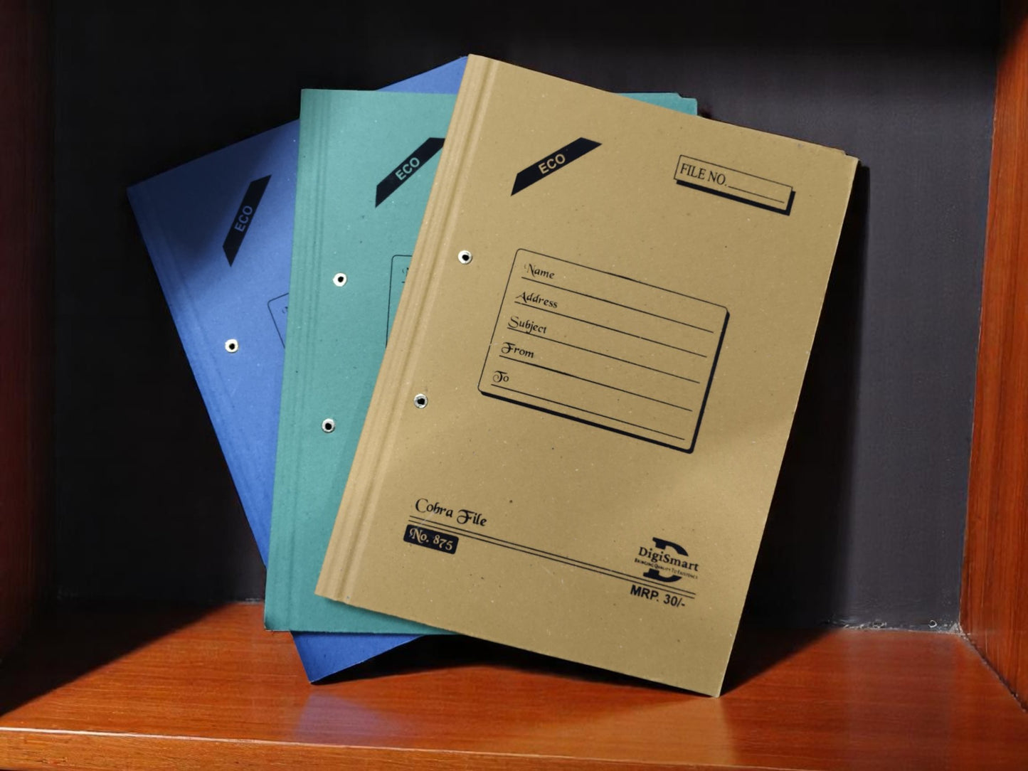 DIGISMART ECO COBRA FILE NO 875 ( 31 KGS BOARD ) is a high-quality, durable filing system designed to keep your documents organized and secure.