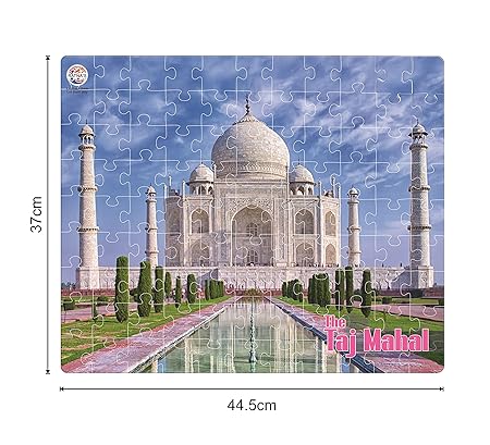 Ratna's Taj Mahal Jigsaw Puzzle. 99 Pieces Jigsaw with an Information Guide DEVELOPS HAND EYE COORDINATION