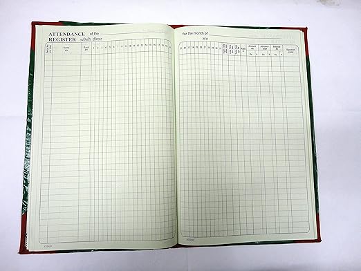 Saraswati Attendance sheet O/b No-4 200pages