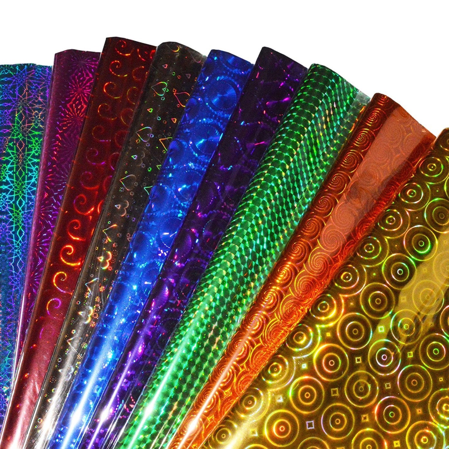 AMKAY Gift wrapping paper roll Plastic sheets Metallic gift Wrapping Paper sheet (XL size)(Pack of-50)