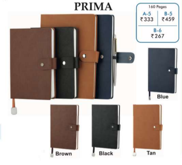 Digismart Prima-A5 160 Pages Notebook Diary Non Dated 6 by 8.5 inch Note Book or Journal for Office and Personal use, Think Different