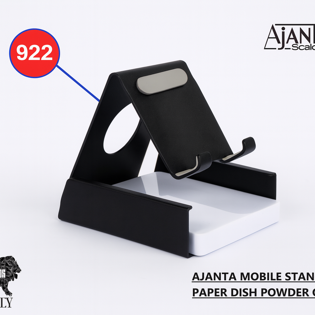 AJANTA 922 MOBILE STAND AND PAPER DISH SS