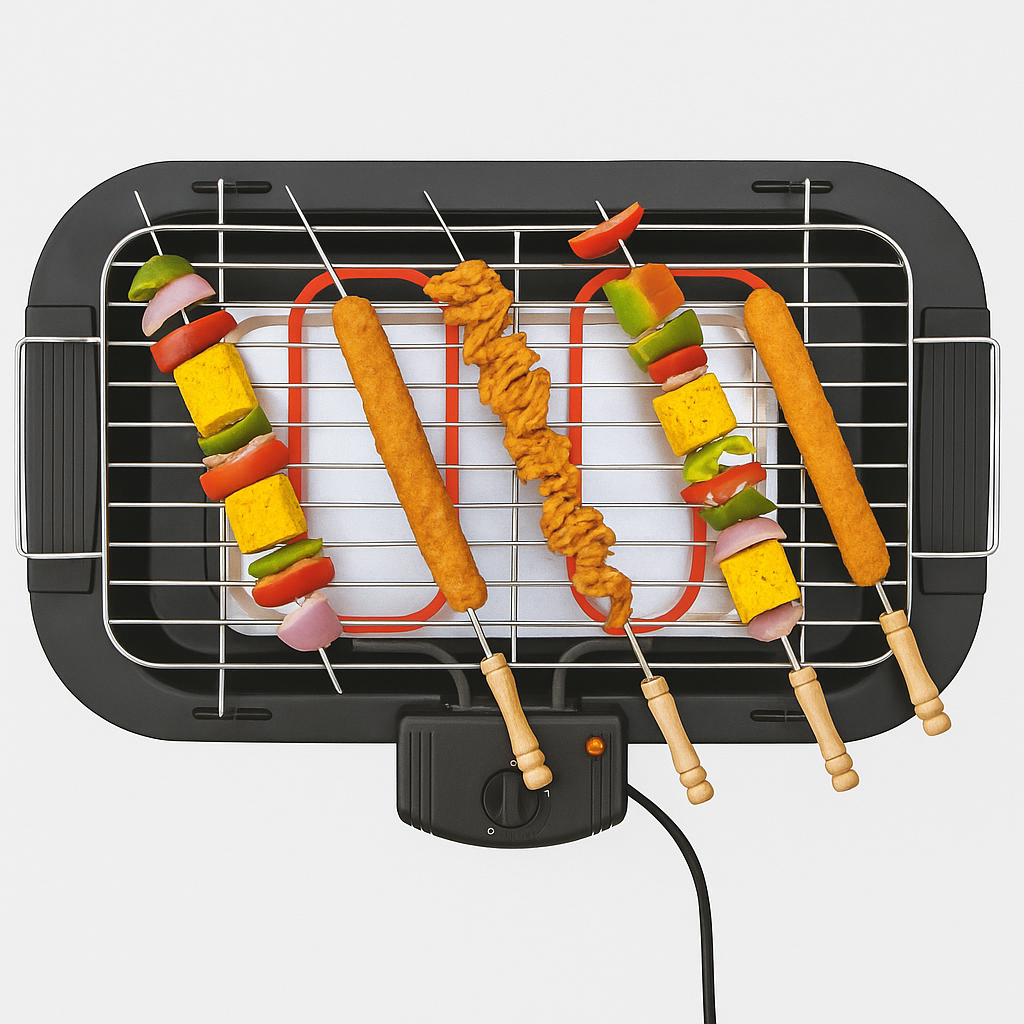 SKYLINE Electric BBQ with 5 Skews VTL-4545