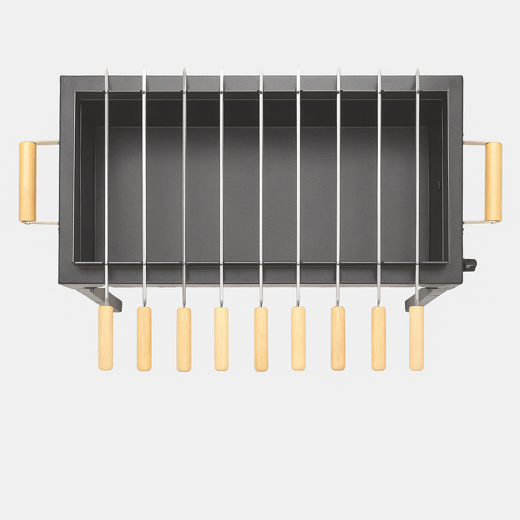 SKYLINE Garden Charcoal Barbecue with 7 Skews VTL-4600