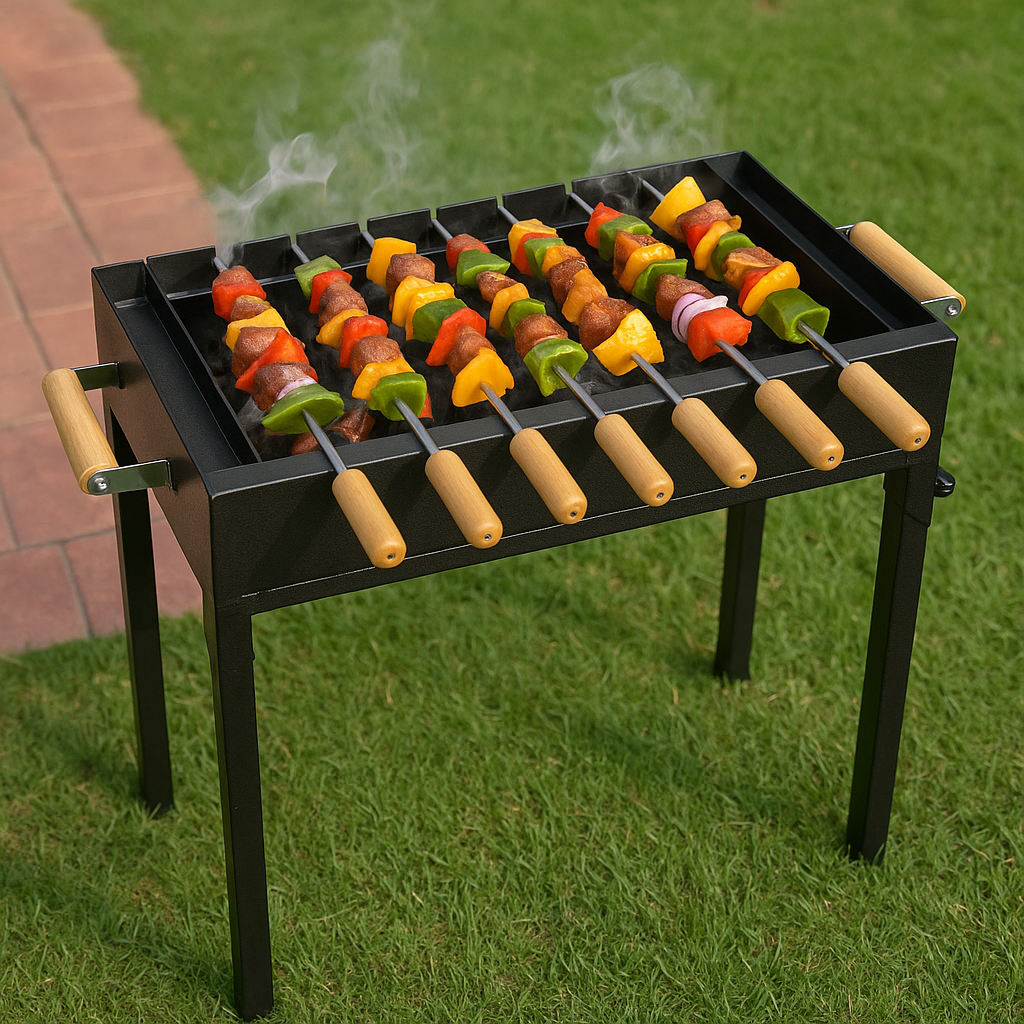 SKYLINE Garden Charcoal Barbecue with 7 Skews VTL-4600