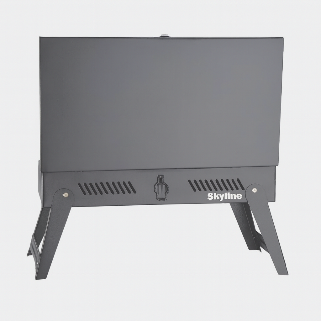 SKYLINE Charcoal Barbecue Briefcase with 8 Skews VTL-4800