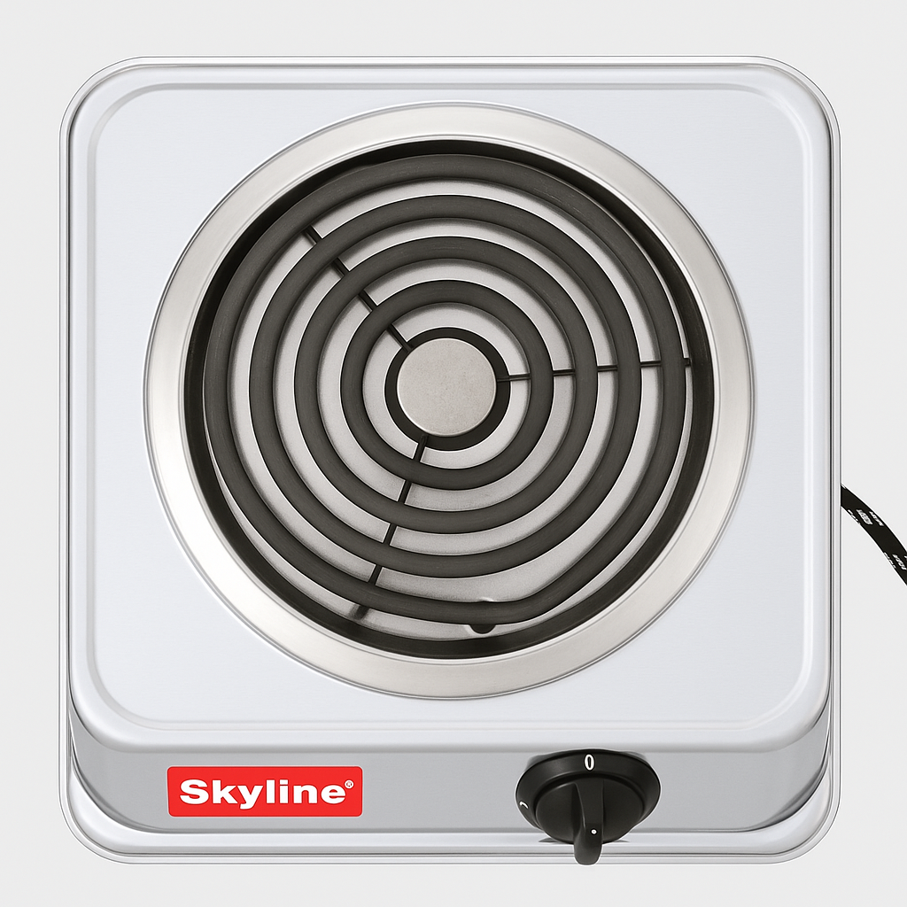 SKYLINE Chrome Finish Hot Plate  2000W VTL-2000