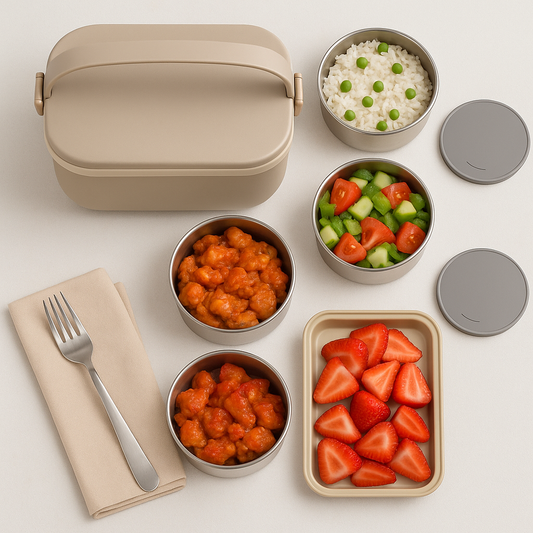 SKYLINE Electric Lunch Box with 4 SS Containers VTL-2888