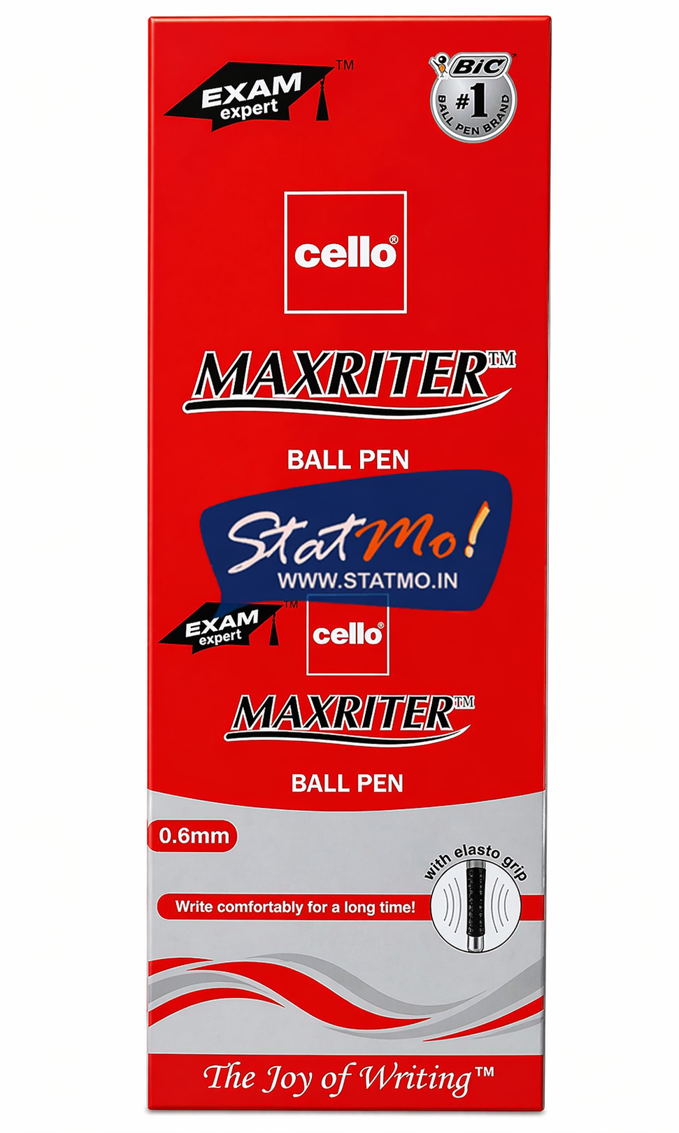 Cello Maxriter Ball Pen Blue Ink | Smooth Writing | Long Lasting | Pack of 10 Pens