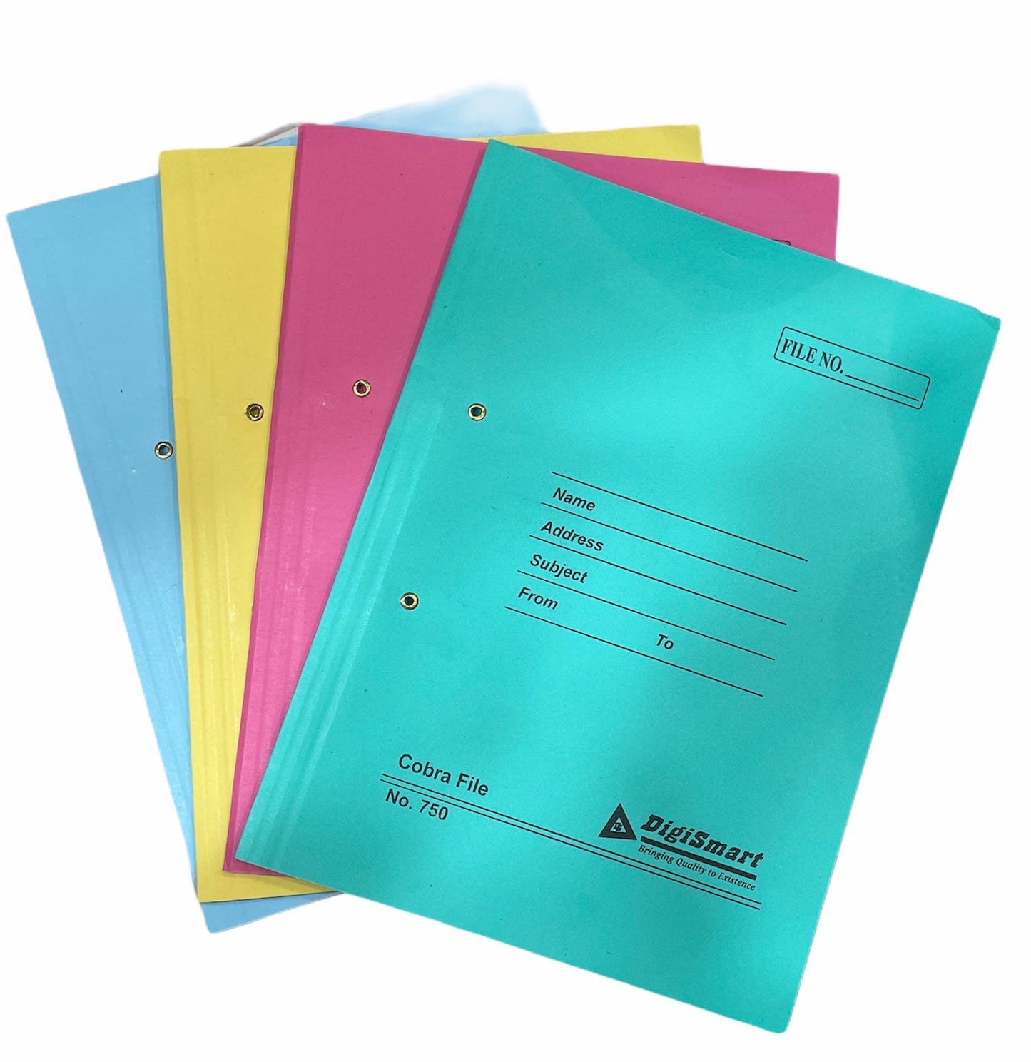 Digismart Cobra File NO. 750 Multicolor Spring File Board/Cobra File Folder for Documents, Files for certificates and documents (File Folder for Office)