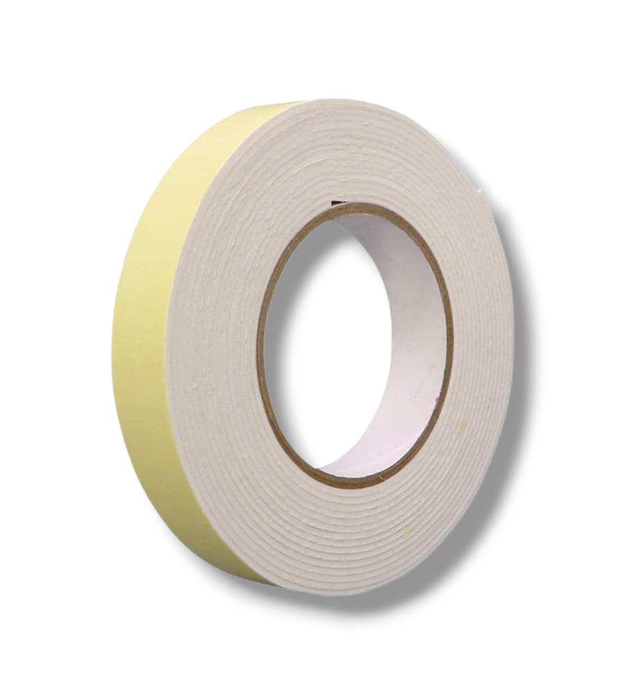 Double-Sided Foam Tape 1" - Strong Adhesive for All Surfaces