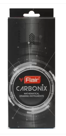 Flair Carbonix Math. Instrument Geometry Box (Black)