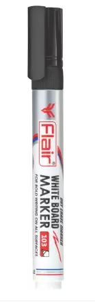 FLAIR Whiteboard Marker Black (Set of 10, Multicolor)