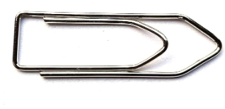 DIGISMART Metal Paper Clip, Gem Clip, Paper U Clip, Metal Steel Clip For Paper Arrangement in Office and School Project, 35 mm