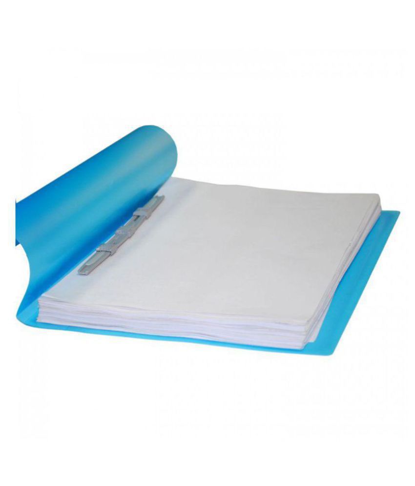 KIYA® A4 Size Transparent Ring Binder File RB1000 Folder with Plastic Clip for Certificates, Office Documents, Reports, Page Holder, Presentation | Pack of 1 Pieces (Transparent)