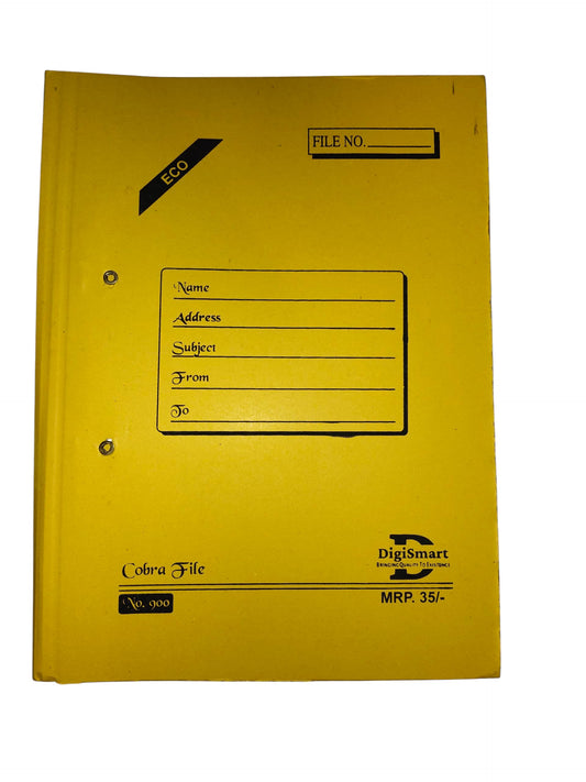 COBRA ECO  FILE WITH DELUXE CLIP FILE NO 900 ( 31 KGS BOARD )