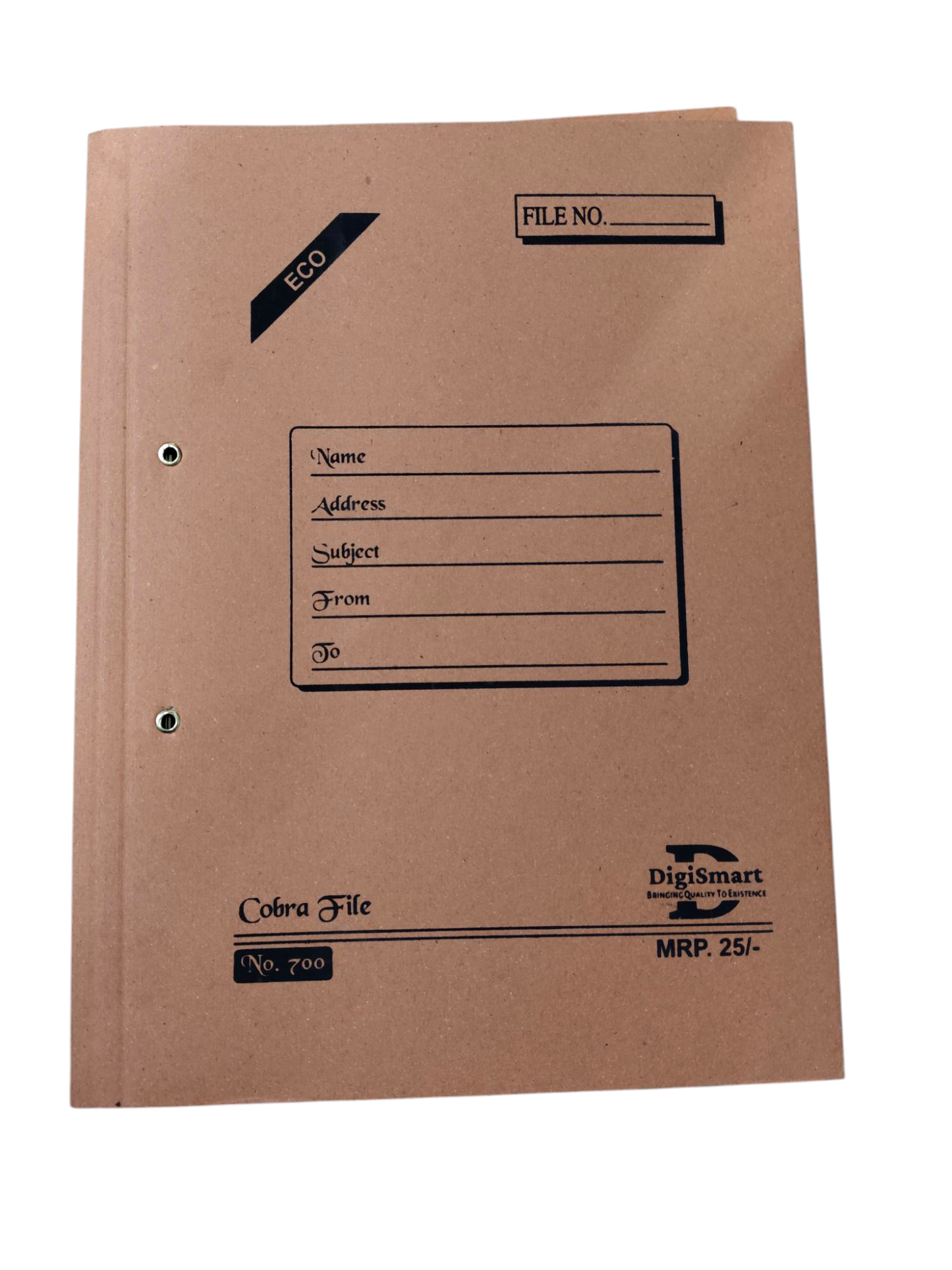DIGISMART ECO COBRA FILE NO 700 ( 23 KGS BOARD ) Spring Cobra File Folder for A4, Legal