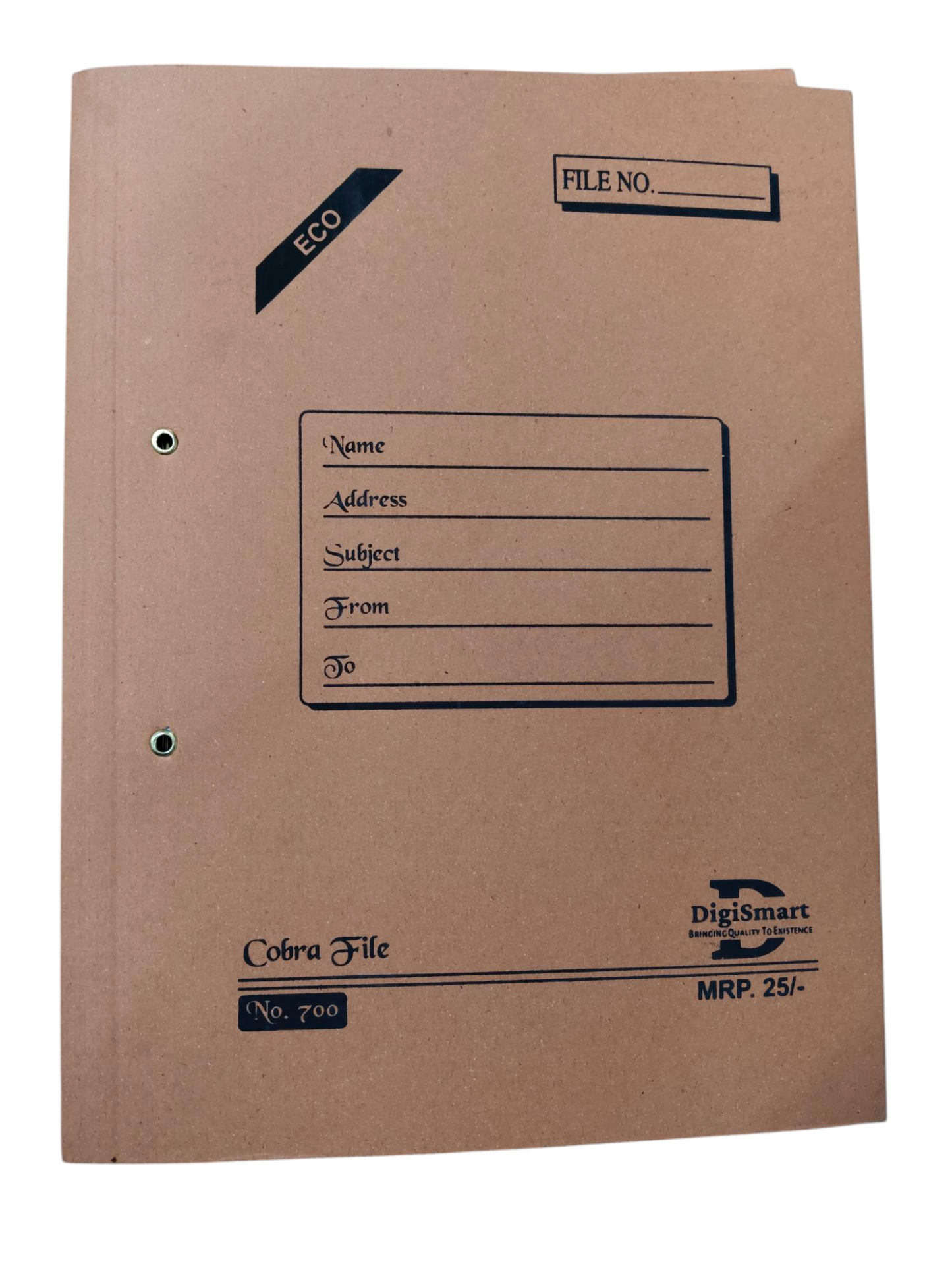 DIGISMART ECO COBRA FILE NO 700 ( 23 KGS BOARD ) Spring Cobra File Folder for A4, Legal