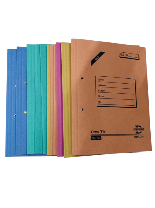 DIGISMART ECO COBRA FILE NO 700 ( 23 KGS BOARD ) Spring Cobra File Folder for A4, Legal