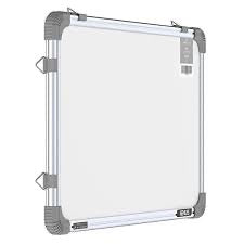 DIGISMART* Brand Board Whiteboard for Office, Home & School Aluminum Frame (Pack of 1) (Non Magnetic) (1x1 Feet)