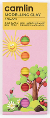 Camlin Modelling Clay - Assorted Pack Of 6 Shades - 50g