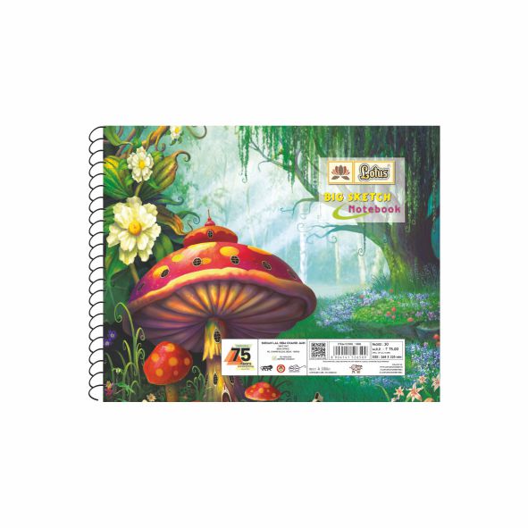 Lotus Small & Big Sketch Notebook