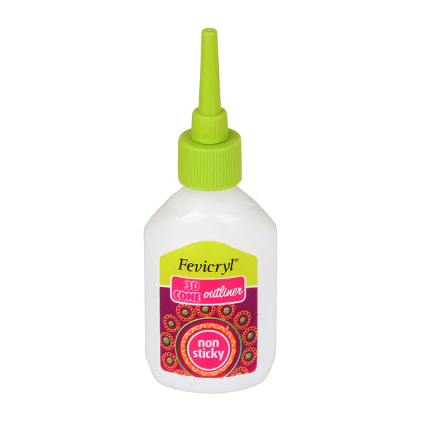 Fevicryl 3D Cone Outliner 20 ml Metallic Bronze,