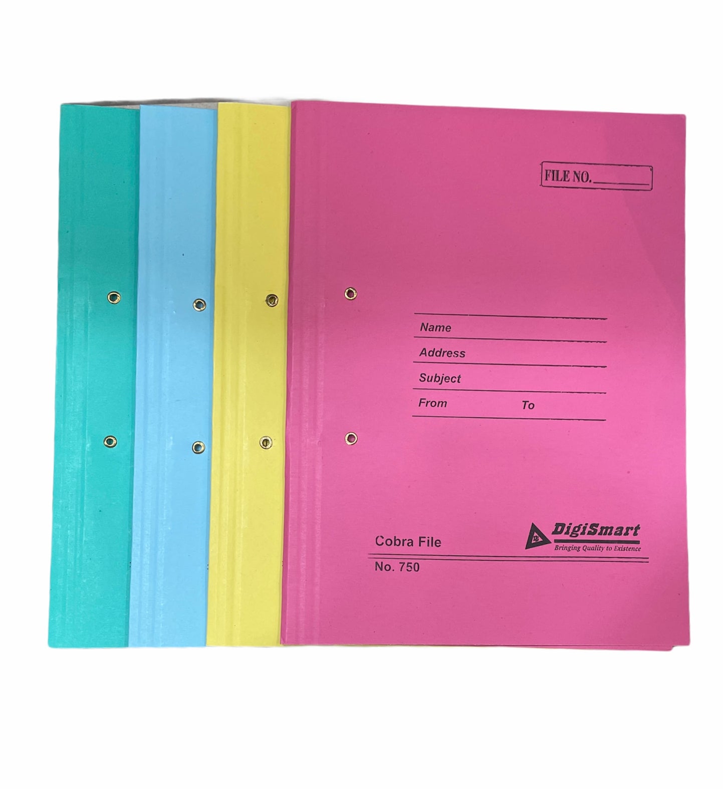 Digismart Cobra File NO. 750 Multicolor Spring File Board/Cobra File Folder for Documents, Files for certificates and documents (File Folder for Office)
