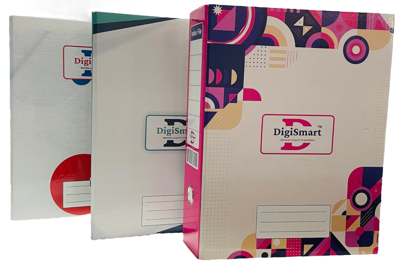 DIGISMART® Office Lever Laminated Box File China Clip Binder File Folder Index Cover Best for A4 Size Folder for Certificate and Document