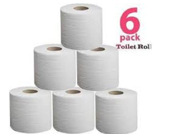 KIYA* Household Toilet Paper Rolls 140g 2 Ply Pack of 6