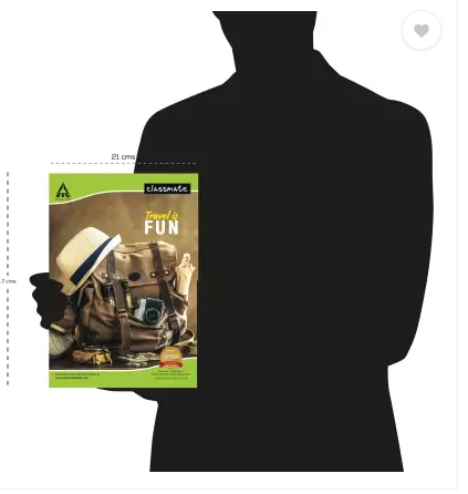 Classmate Notebook A4 Notebook Single Line 172 Pages