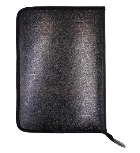 Digismart CB-429 Premium Faux Leather 20 Leaf's Label Pocket Document Holder Zipper Portfolio Organiser for Corporate Meetings, Conferences, Seminars, Presentations, Interviews