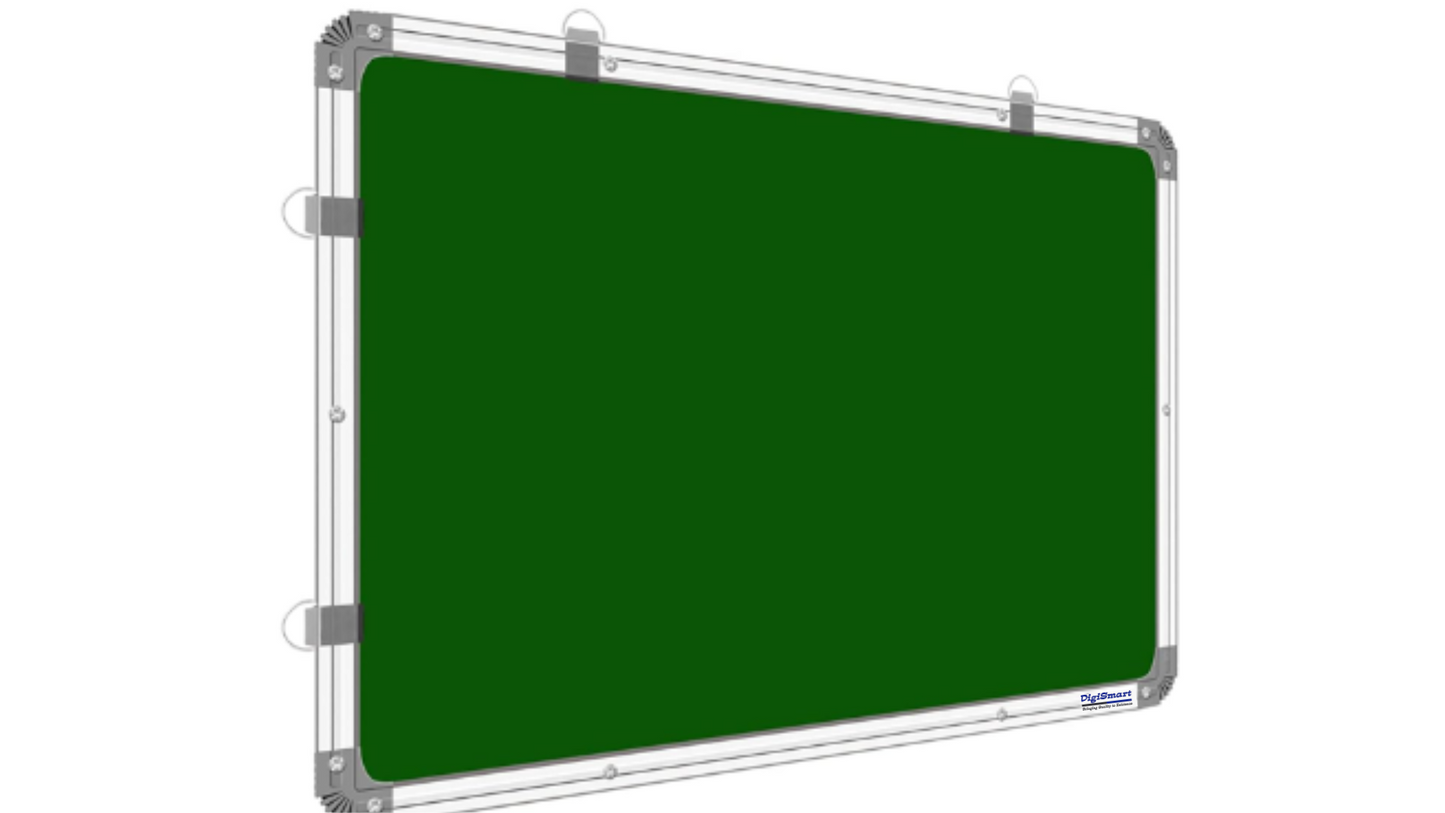 Digismart Whiteboard Non Magnetic 2x3 Feet Double Sided White Board and Chalk Board Both Side Writing Boards, one Side White Marker and Reverse Side Chalk Board Surface (2x3 feet)