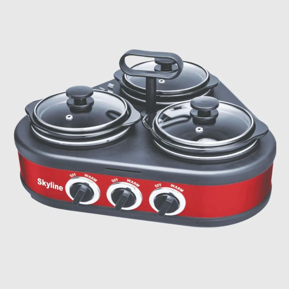 Triple Pot Slow Cooker 3x1.25 Ltr. VTL-6464