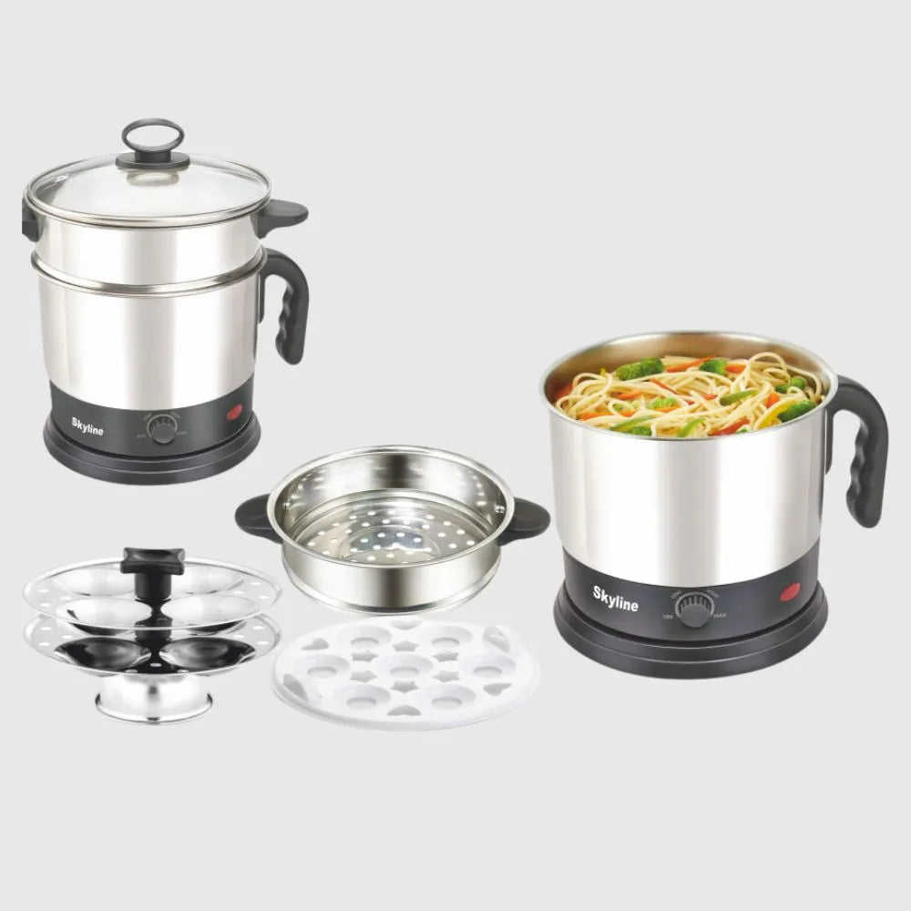 SKYLINE Momos, IdIi & Noodle Maker (1.7 Ltr.) VTL-7071