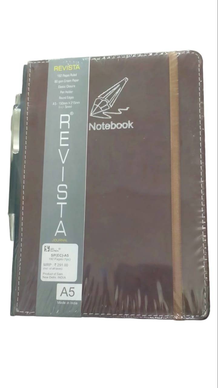 Digismart SP(EC)-A5 192 Pages Notebook Diary, Notebook with Elastic Lock Pen Gift Box Diary Planner Organizer for Men and Women with pen