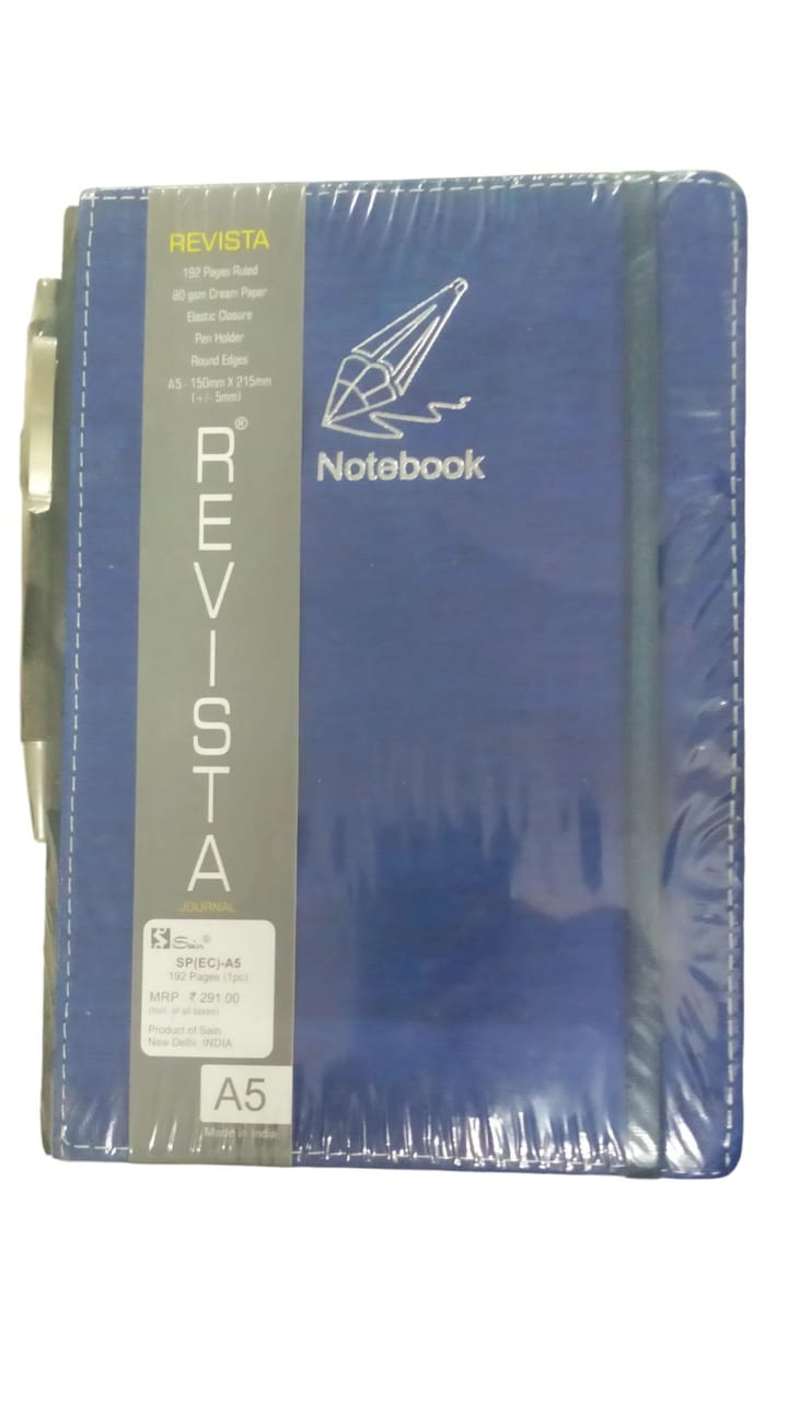 Digismart SP(EC)-A5 192 Pages Notebook Diary, Notebook with Elastic Lock Pen Gift Box Diary Planner Organizer for Men and Women with pen