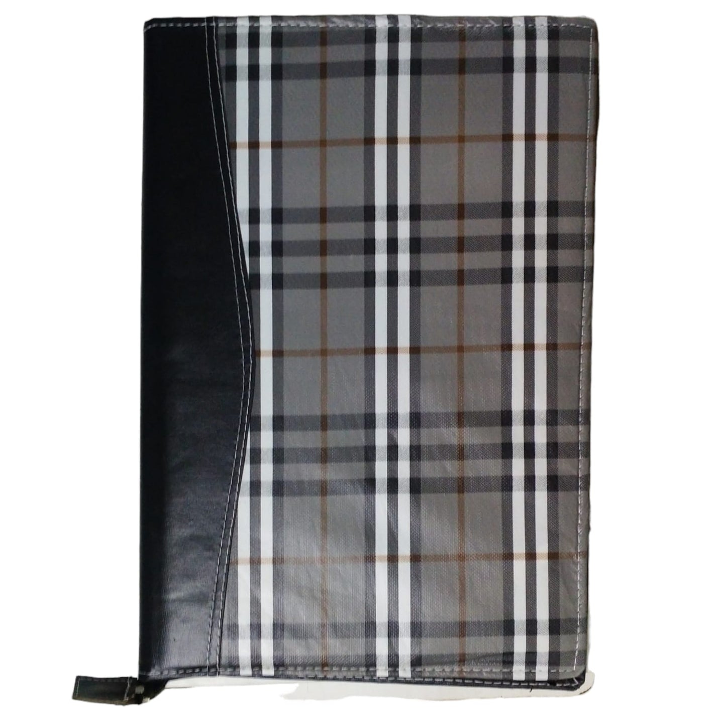 Digismart CB-425 Portfolio Chain Bag No.425 BLUE, GREY CHECK (20 Transparent Inner Pockets)(Size:16 -x- 11inch)/Executive Folder/Document Bag(BLUE, GREY CHECK)