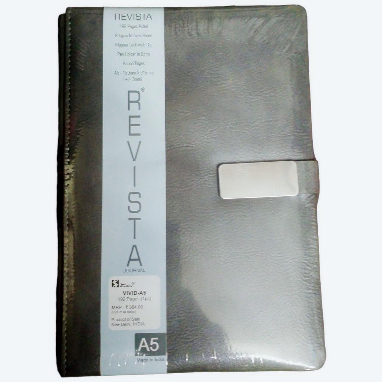 Digismart Vivid-A5 192 Pages Notebook Diary Non Dated 6 by 8.5 inch  Note Book or Journal for Office and Personal use, Think Different