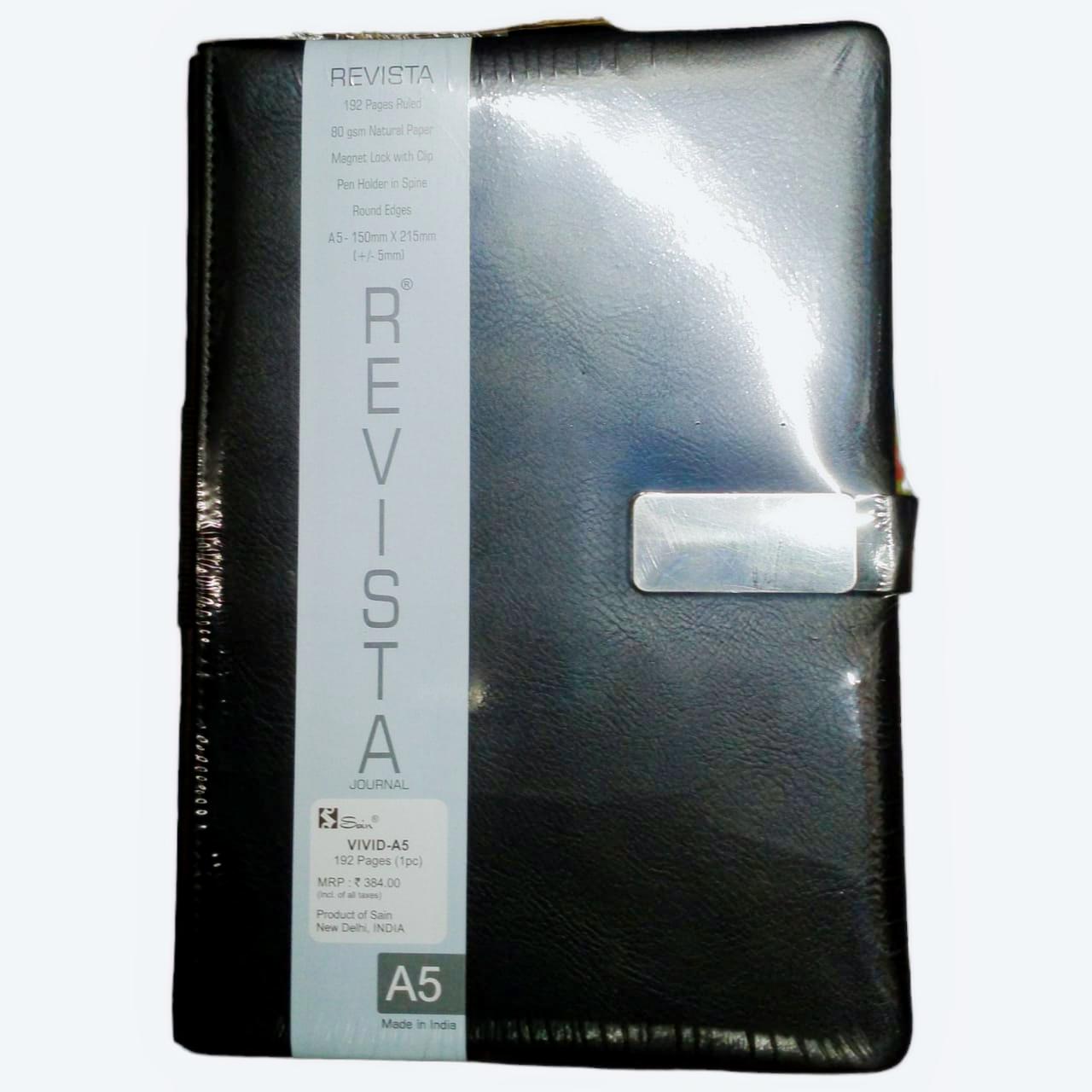 Digismart Vivid-A5 192 Pages Notebook Diary Non Dated 6 by 8.5 inch  Note Book or Journal for Office and Personal use, Think Different