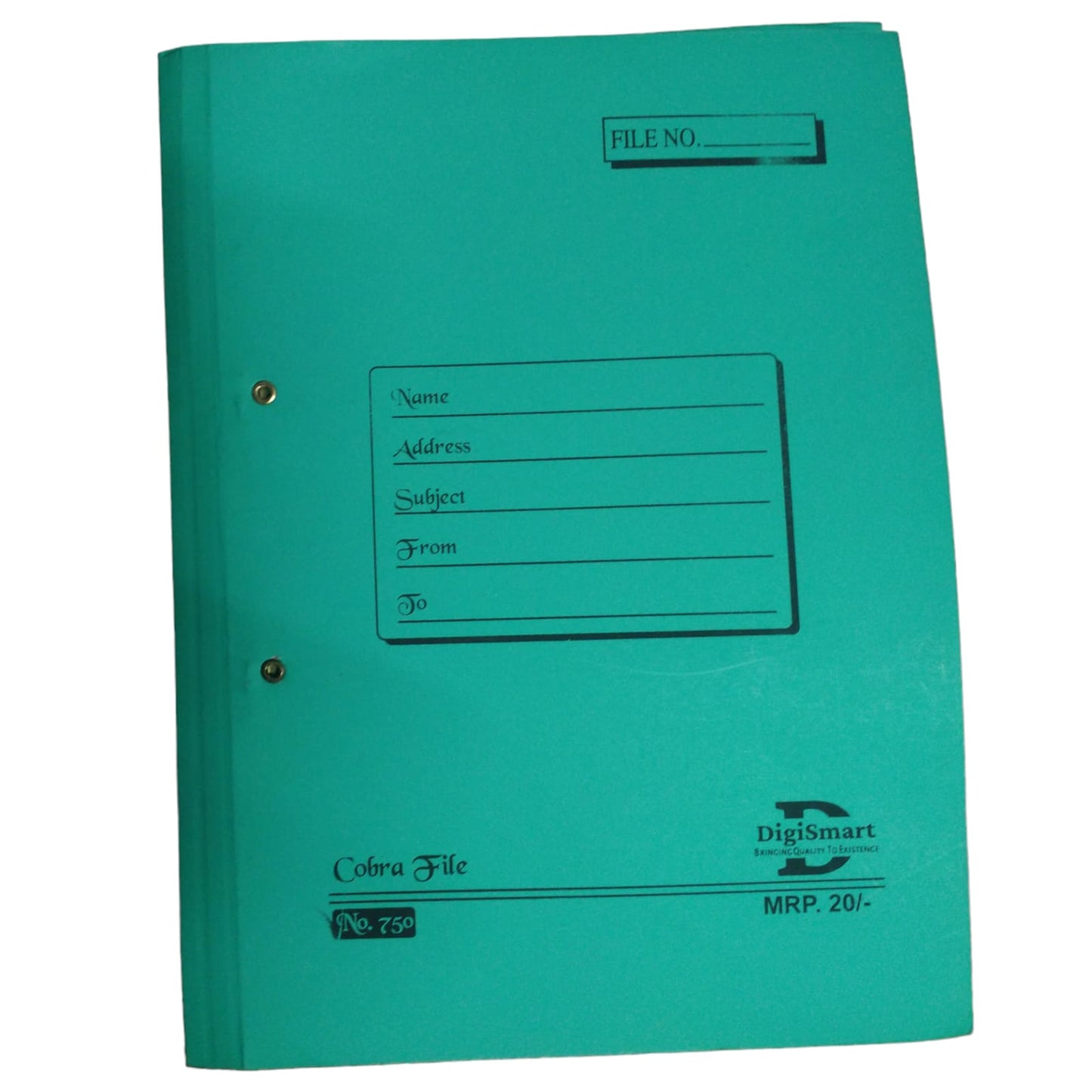 Digismart Cobra File NO. 750 Multicolor Spring File Board/Cobra File Folder for Documents, Files for certificates and documents (File Folder for Office)