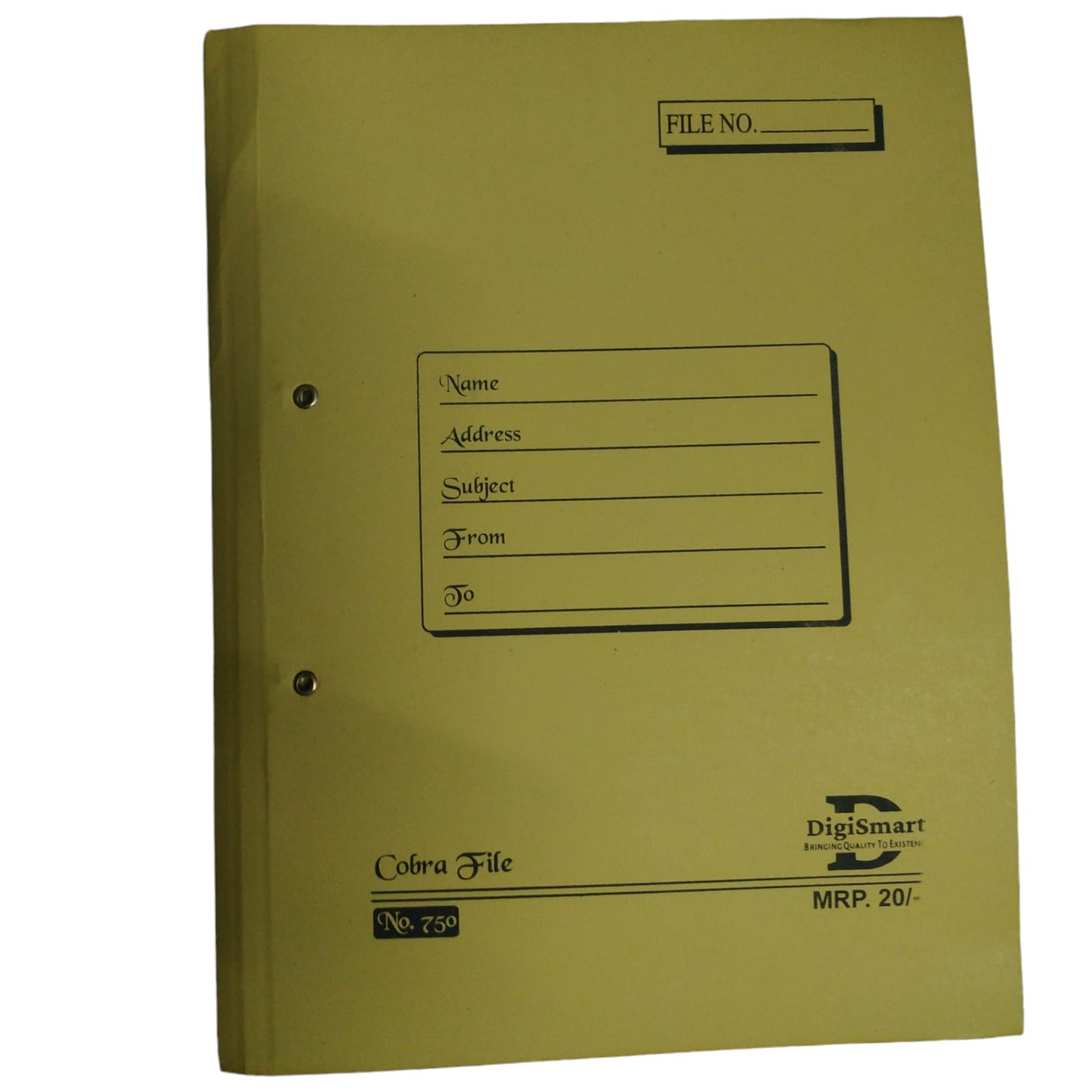 Digismart Cobra File NO. 750 Multicolor Spring File Board/Cobra File Folder for Documents, Files for certificates and documents (File Folder for Office)