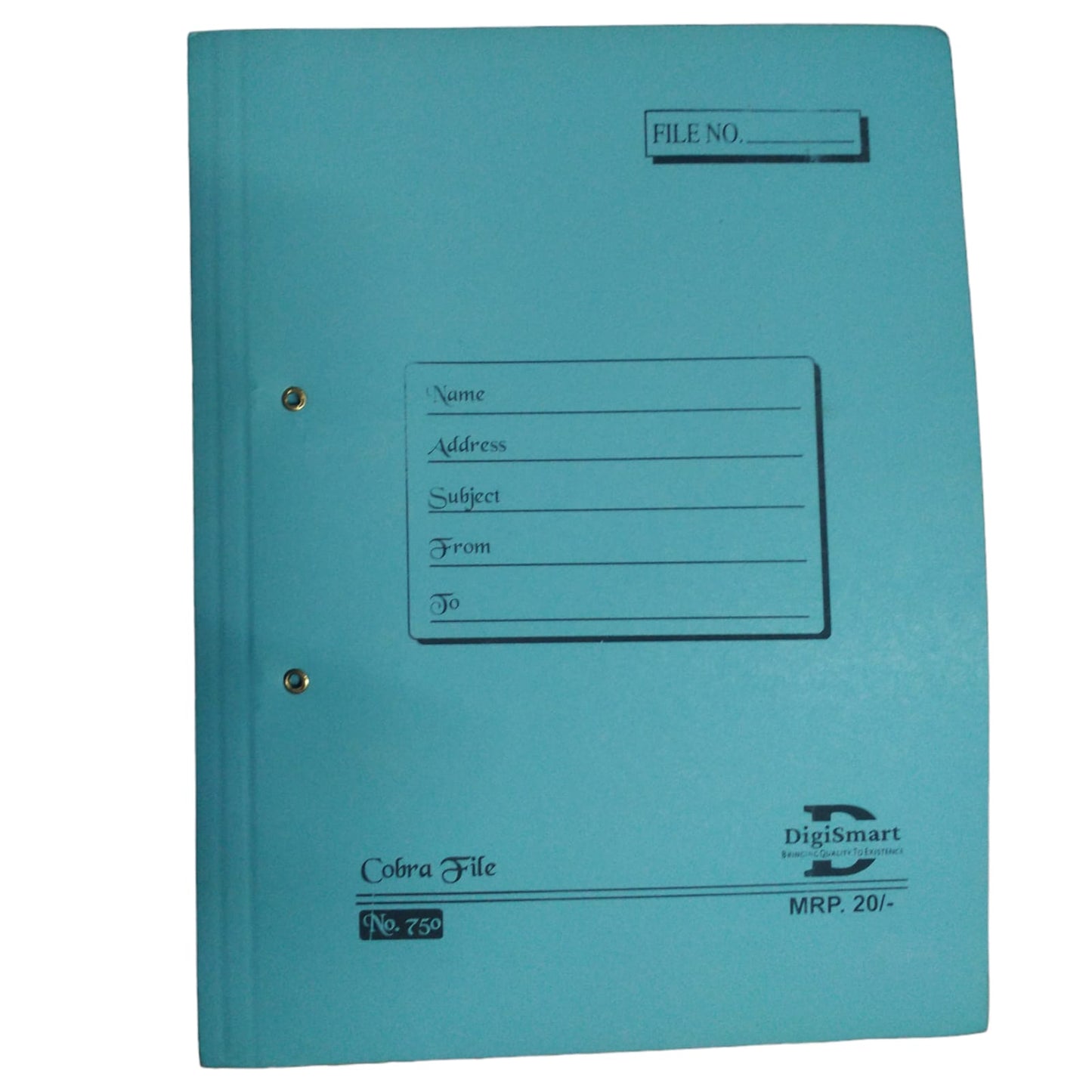 Digismart Cobra File NO. 750 Multicolor Spring File Board/Cobra File Folder for Documents, Files for certificates and documents (File Folder for Office)
