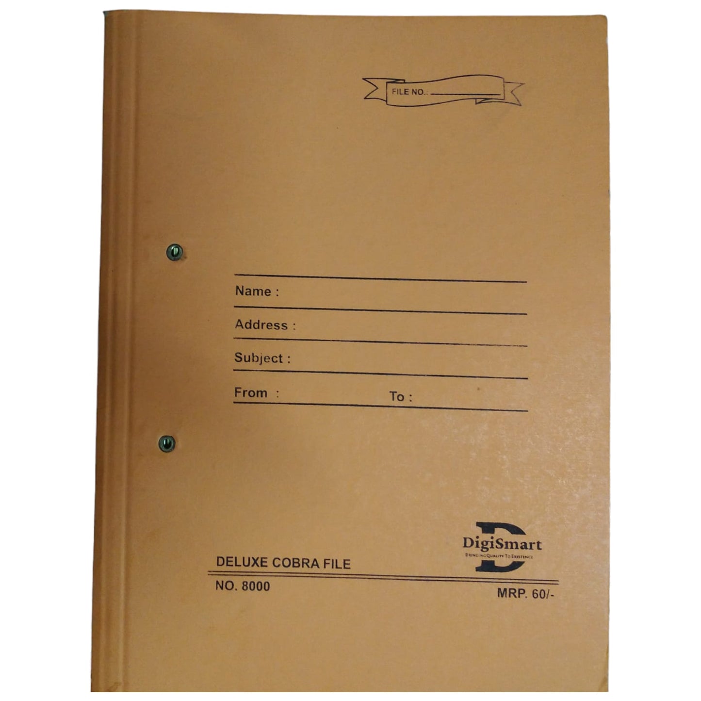 Digismart Cobra File NO. 8000 Multicolor Spring File Board/Cobra Files ( Deluxe Clip and Doule Pasting ) ( 31kg & 27kg Board) for certificates and documents