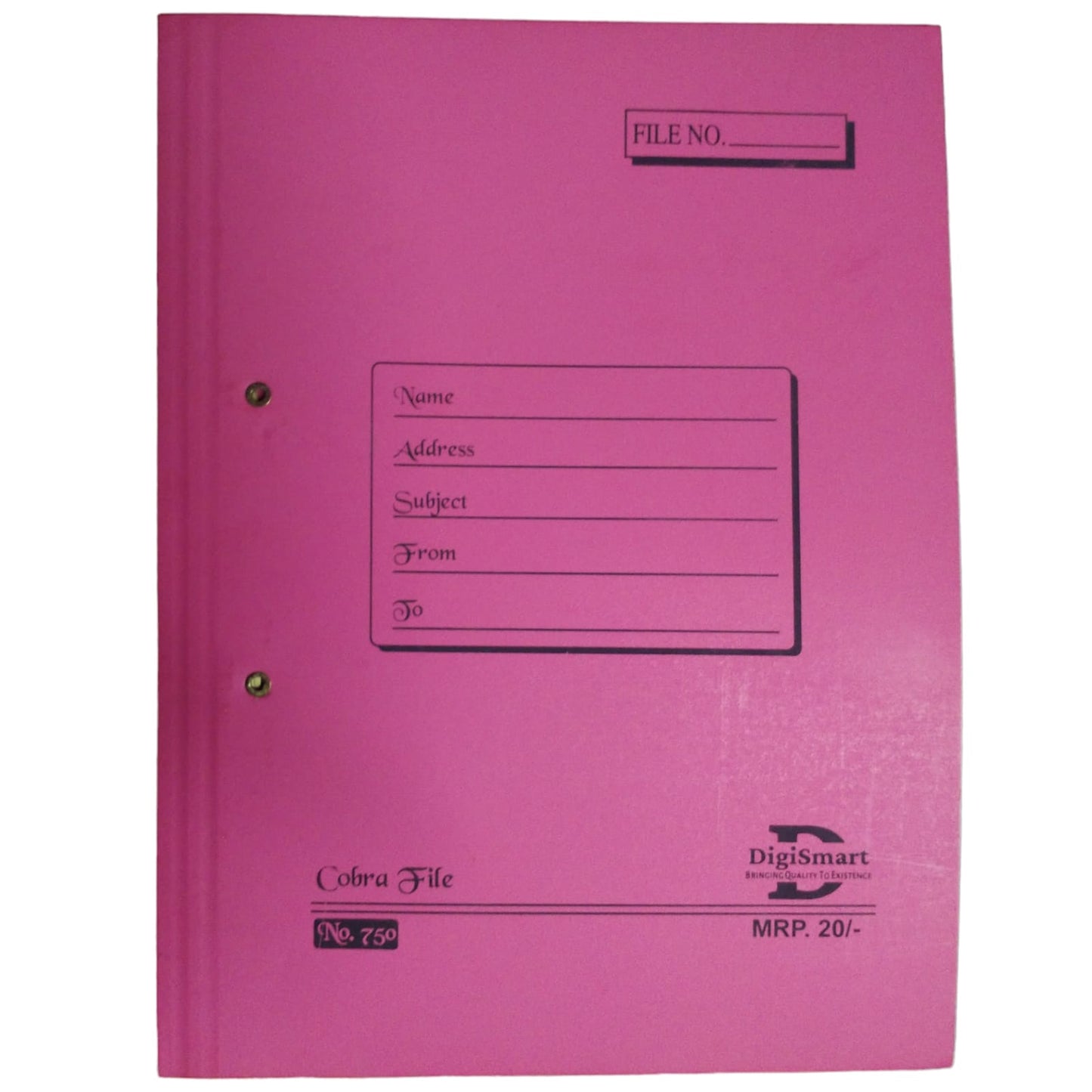 Digismart Cobra File NO. 750 Multicolor Spring File Board/Cobra File Folder for Documents, Files for certificates and documents (File Folder for Office)