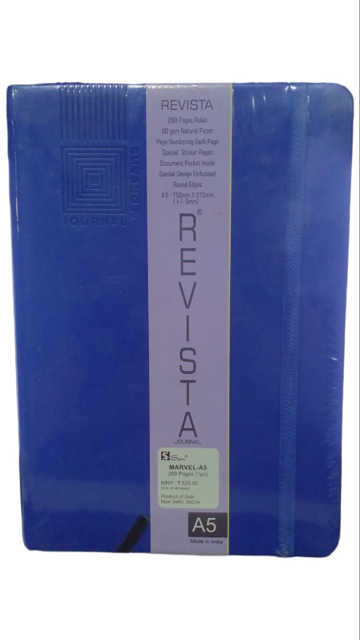 Digismart Diary 268 Pages with Paper Size A5 (Multicolor), Birthday Gift, Office Diary, A5 Diary