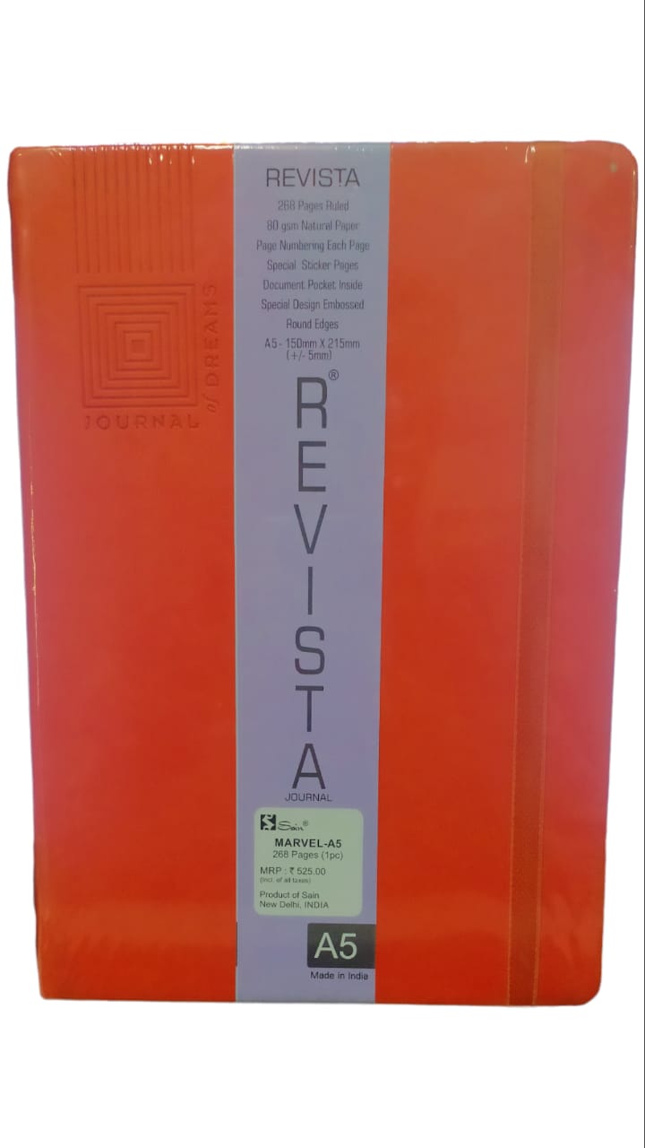 Digismart Diary 268 Pages with Paper Size A5 (Multicolor), Birthday Gift, Office Diary, A5 Diary